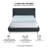 1.5" Gel-Infused Memory Foam Mattress Topper-369886168