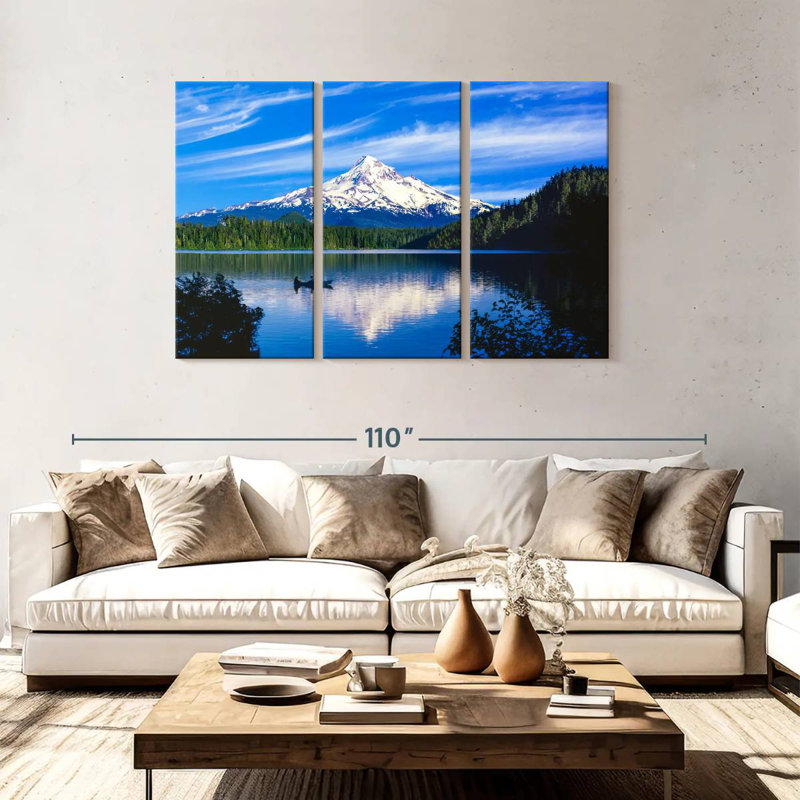 Alvord Kayaking At Mount Hood, 48" H x 74" W