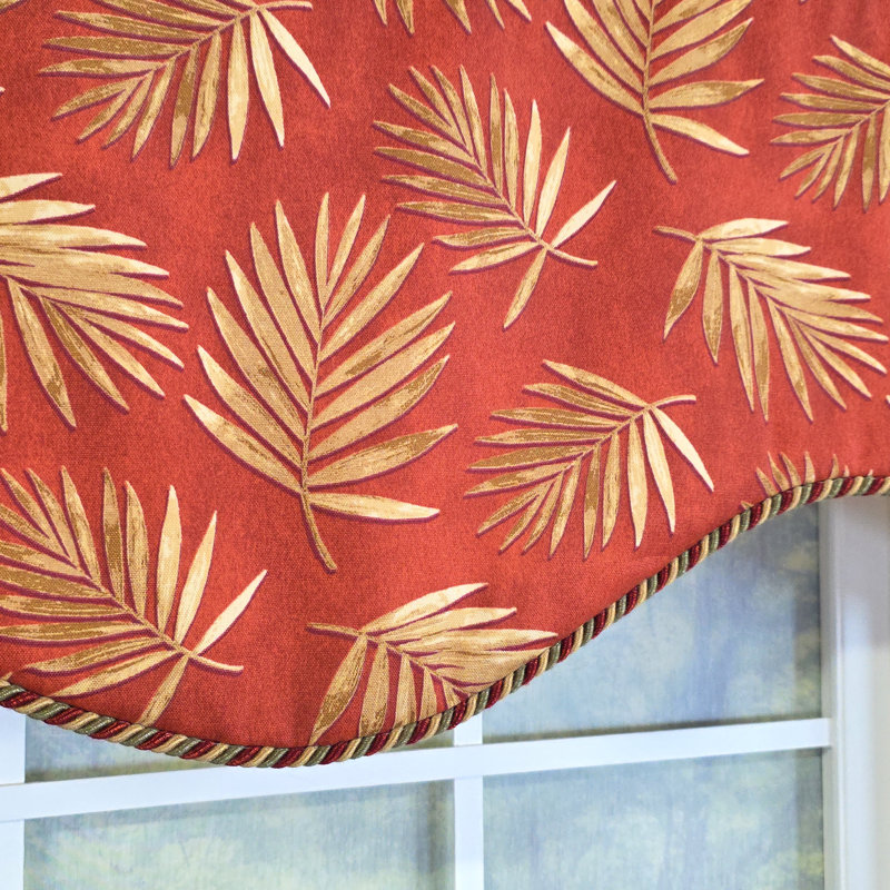 RLF Home Hawthorn Cornice Valance, Red