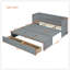 Lit escamotable polyvalent avec port USB et tiroir spacieux pour optimiser l'espace et la vie moderne-734692115