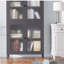 Armoire de rangement classique en métal avec 4 portes en verre et 4 tablettes-1992963784