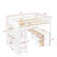 Lit mezzanine double pour enfants Rondae-1663489001