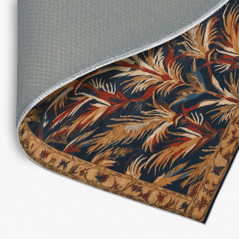 French Gray Indoor and Outdoor Area Rug, Rectangle 2' x 3'