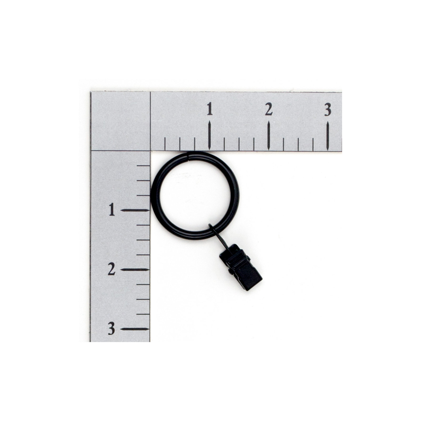 Vasios Curtain Rings, Black