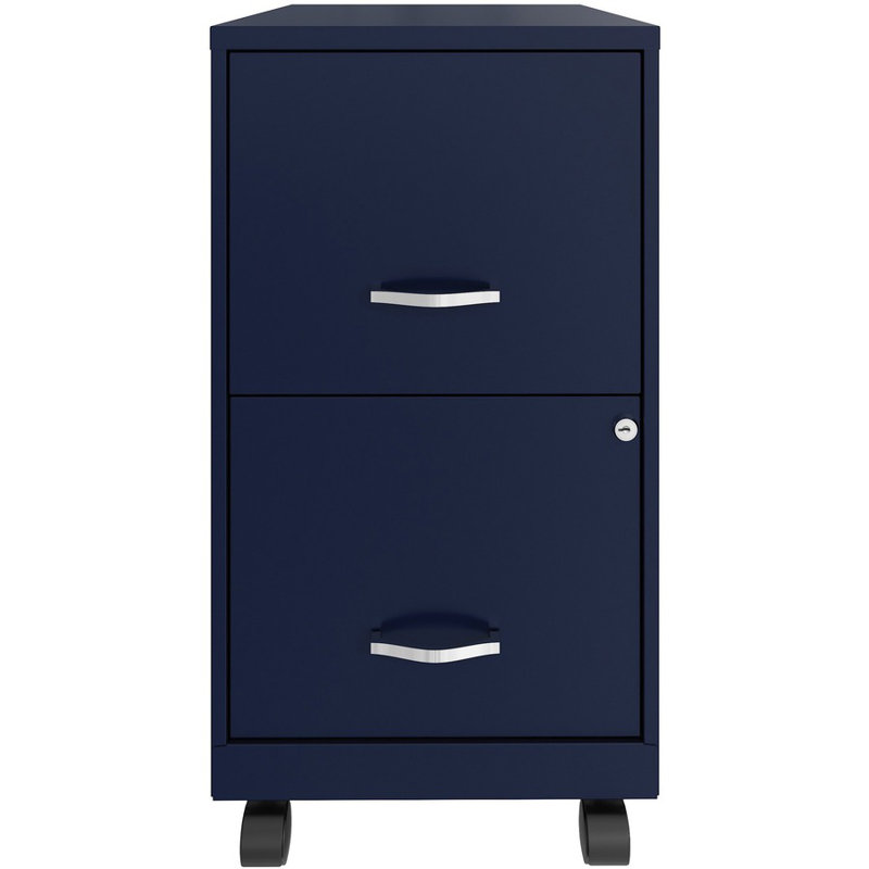 Soho Mobile 2-Drawer File Cabinet, Navy