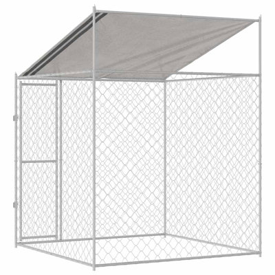 Dog Cage with Roof 