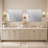 32" x 24" Frameless Rectangle Wall Mirror with Rounded Corners-87655094