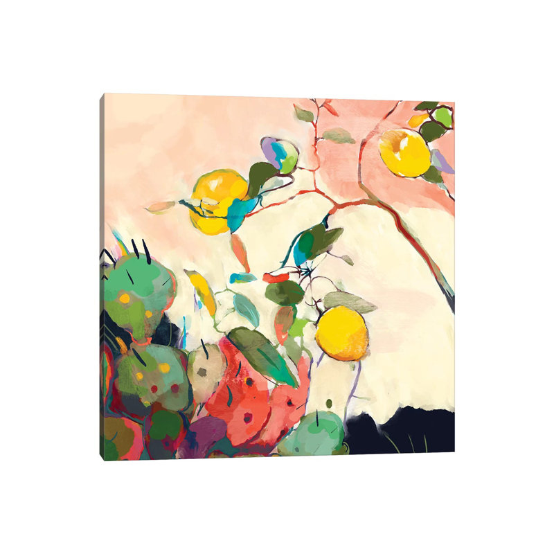 Lemon Tree Cacti Square by Ana Rut Bré - Gallery-Wrapped Canvas Giclée on Canvas, Canvas, 66.04 cm H x 66.04 cm W x 1.91 cm D