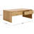 Rosita Riverside Oak Wood Coffee Table