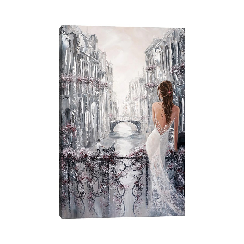 «Sweet Aroma, Venice Charm», reproduction d'art sur toile tendue