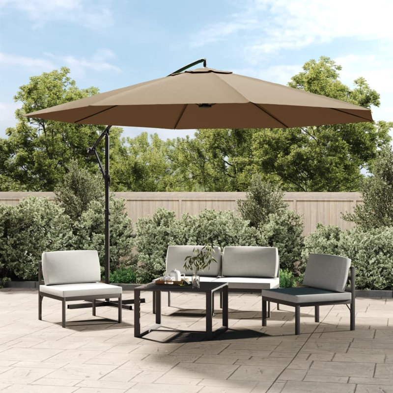 350cm Cantilever Parasol, Taupe