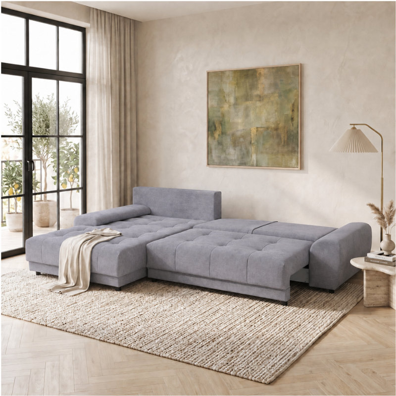 Sabria 3 Seater Sofa Bed, Left Hand Facing