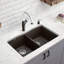 Diamond SILGRANIT 32" L x 19.36" W Double Basin Undermount Kitchen Sink-14734102
