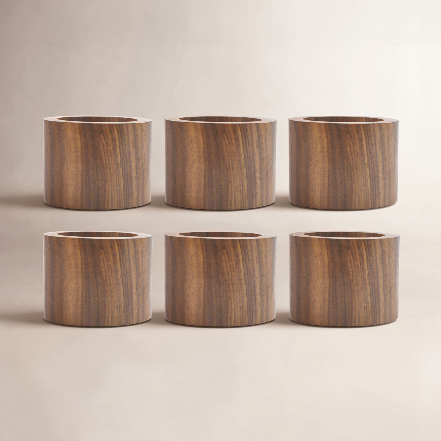 Wood Napkin Ring, Honey