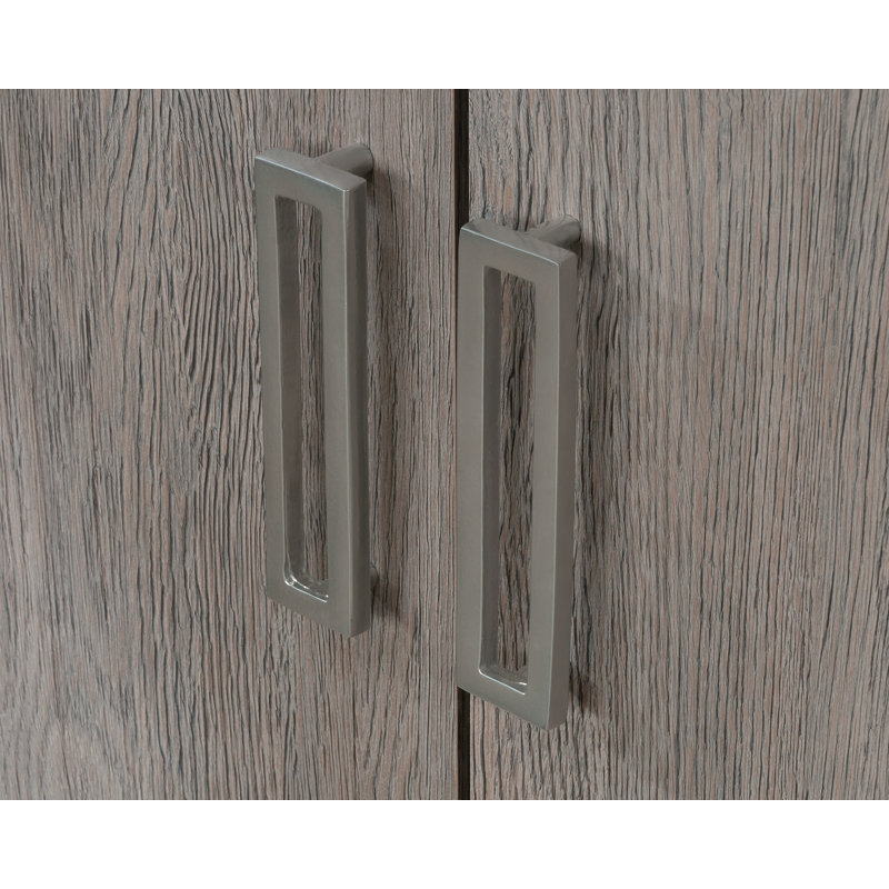 Ashen Oak 2-Door Adjustable Shelf Office Cabinet