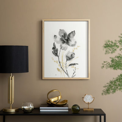 «Elegant Silhouette I», reproduction encadrée - bois massif
