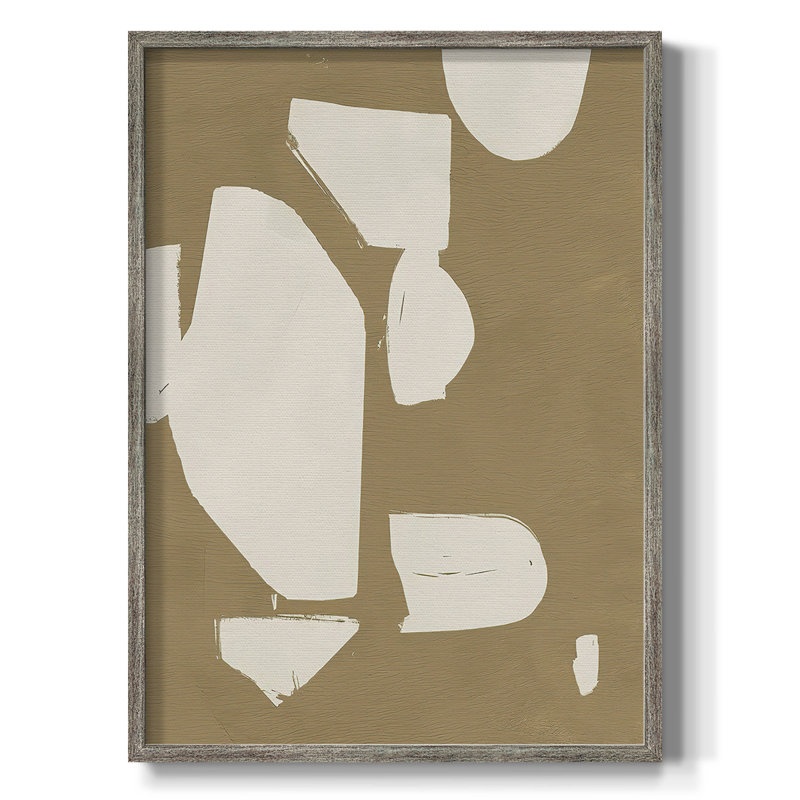 ChunkyAb AbstractI, reproduction encadrée - bois massif, H 30 po x l 24 po