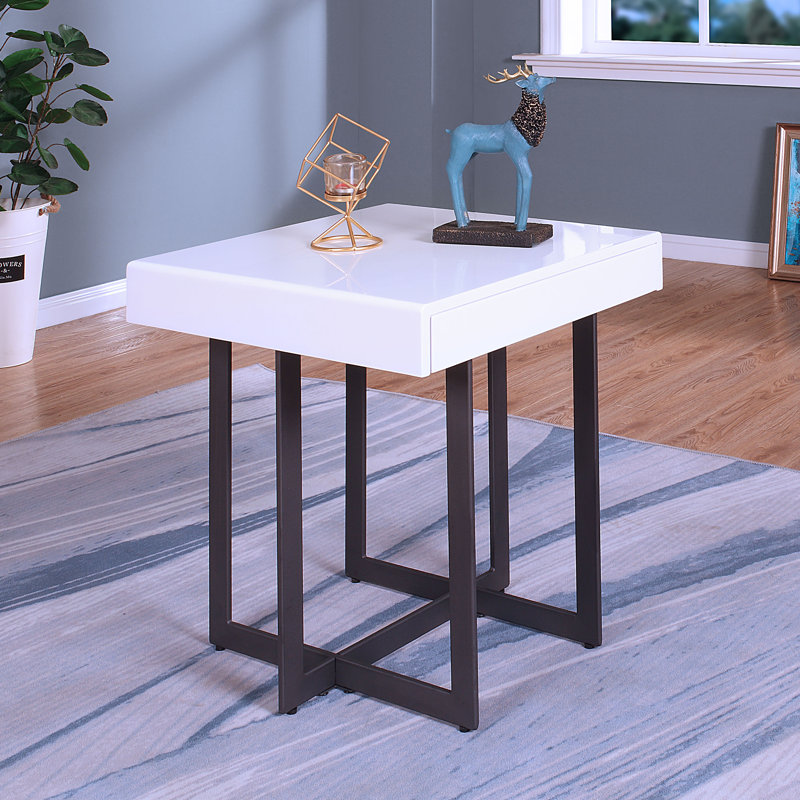 Table de bout avec rangement Celetha