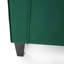 Fauteuil club en velours vert