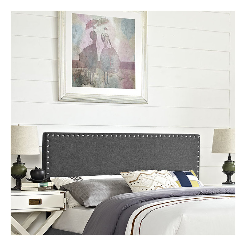 Grande tête de lit Modway Phoebe, Gris