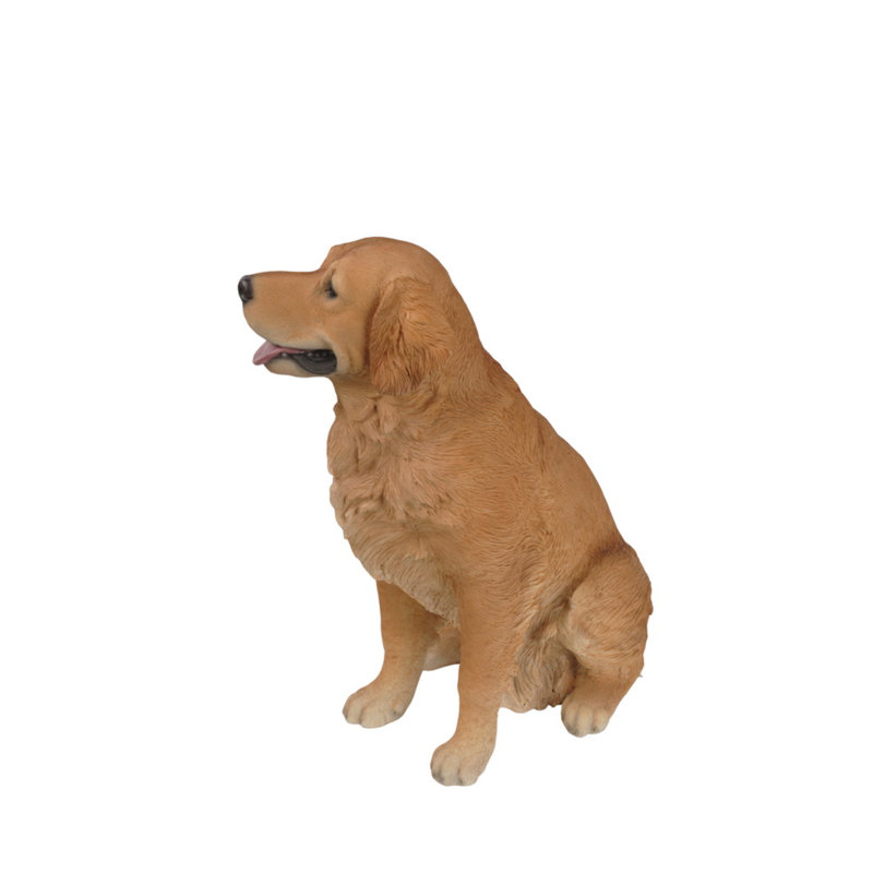 Sitting Dog Golden Retriever Statue