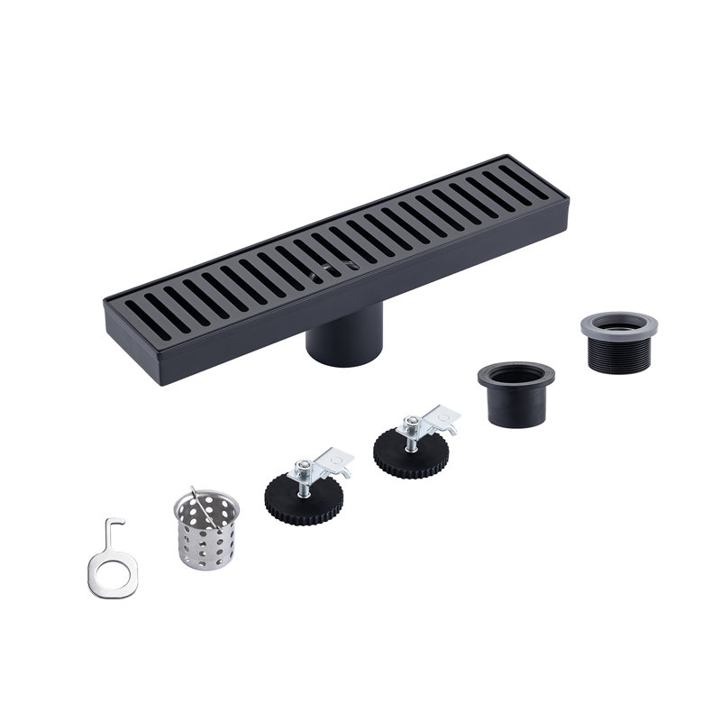 12'' W Linear Grid, Matte Black
