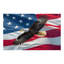 Bald Eagle US Flag Veterans Day 60 x 120 Inch Scalloped Rectangular Tablecloth for Kitchen