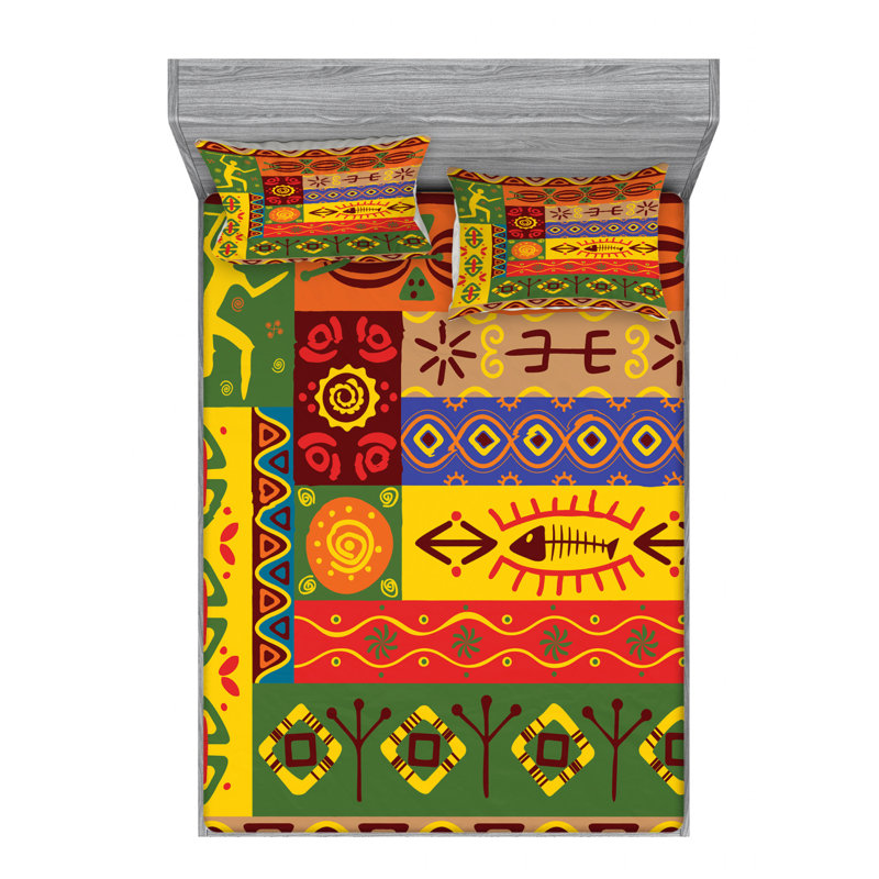 Microfiber Sheet Set, Full Sheet Set with Fitted Sheet