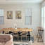 86.4cm Solid Wood Top Console Table
