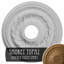 Médaillon de plafond H 15,75 po x l 15,75 po x P 1 po Galway-27785609