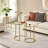 Baina 23.5"H Round Nesting End Table Set with Metal Frame-1715767582