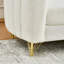 Canapé surdimensionné en chenille avec assise profonde, support en mousse haute densité, pieds en métal doré et design moderne capitonné pour le salon ou la chambre à coucher.-1026241739-1026241743