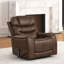 Fauteuil relevable de style transitionnel noyer