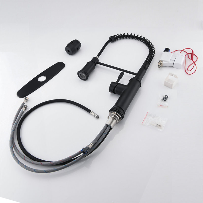 Touch Kitchen Faucet With Pull Down Sprayer, Matte Black