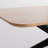 69.3" Rectangle Pedestal Dining Table With Metal Base-135114262