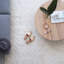 Tapis crème tissé à plat à la main / tissé à la main Stardust-385467699
