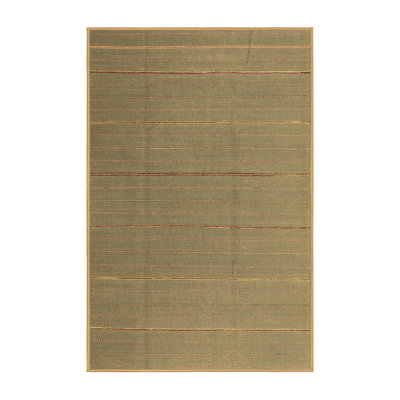 Washable Striped Indoor Rug