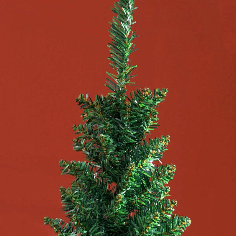 Arbre de Noël artificiel vert 8 pi, H 8 pi, Non pré-éclairé, Vert
