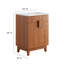 Meuble-lavabo autoportant simple 23 po avec plateau en céramique Modway Miles-92590953