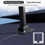 Parasol extérieur carré de 120 po avec base à roulettes incluse, bleu marine-114283646