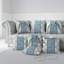 Housse et insert de coussin intérieur / extérieur carré Enchanted Peacock Polyester-434082058-434082078