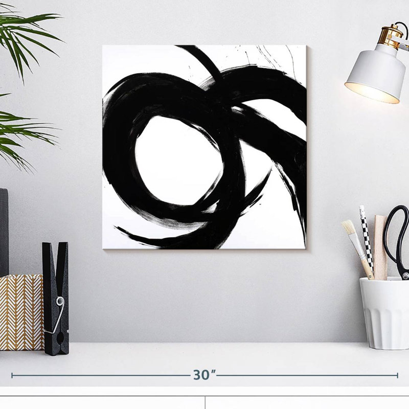 Circular Strokes II, 16" H x 16" W