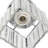 Zakiel Zakieltal 1-Light Modern Luxury Crystal Square Semi Flush Mount Ceiling Light-2070300000
