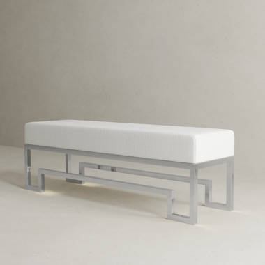 Allston Faux Leather Upholstered Bench