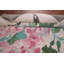 Tapis oriental en laine et soie à motif floral 7 x 10