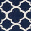 Tapis géométrique tissé à la main à motif banane en soie / laine / coton Rodgers-2047397568