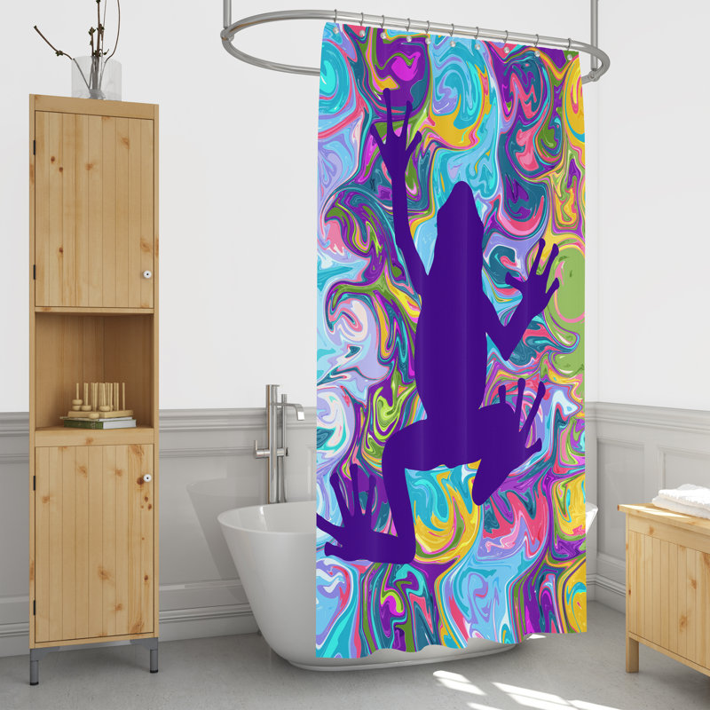 Rideau de douche simple, H 70 po x l 72 po