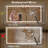 Led Bathroom Mirror, Dimmable Vanity Mirrors For Wall, Anti-fog, 3 Colors Adjustable, Memory, Double Led Lights ( Front And Backlit ) Durable Tempered Material-109488287