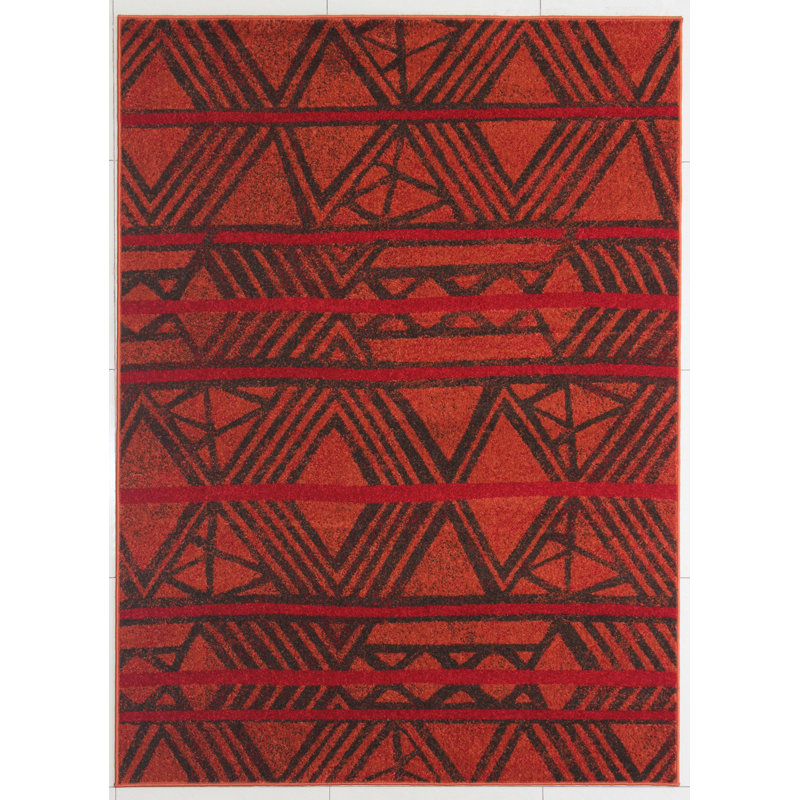 Performance Abstract Indoor Rug, 3' x 5'