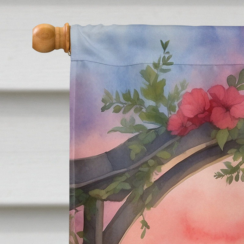 Double Sided 40'' H x 28'' W Polyester Valentine's Day House Flag